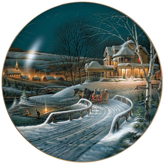 2010 Family Traditions Christmas Plate